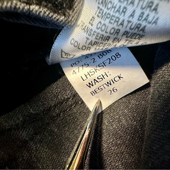 Frame Denim ‘Le High Skinny’ Snap Fly Jeans in “Bestwick” Dark Gray Wash Size 26 - Picture 15 of 16